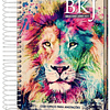 Bíblia King James 1611 Anote Espiral Lion Colors