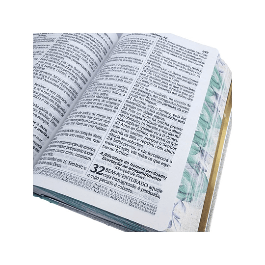 Bíblia Sagrada Reciclato Floral | ARC | Letra Gigante | C/ Mapas Capa Dura