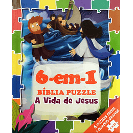  Bíblia puzzle 6 em 1 A vida de Jesus