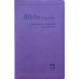 Bíblia Sagrada com letra grande - DN054C | LILÁS | REFERÊNCIAS CRUZADAS | CONCORDÂNCIA