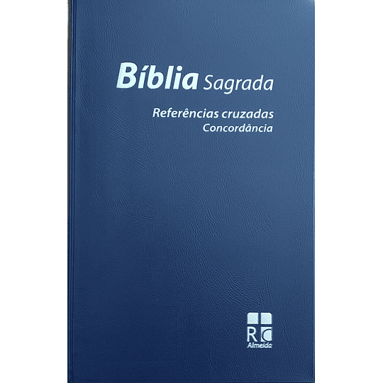 Bíblia Sagrada | DN052C | AZUL | REFERÊNCIAS CRUZADAS | CONCORDÂNCIA