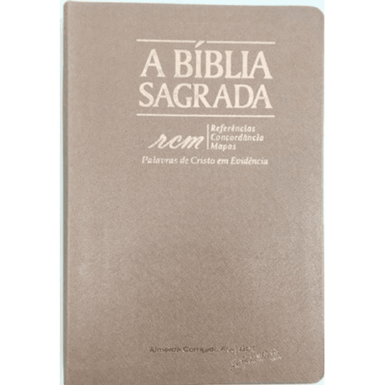 Bíblia Sagrada RCM com referências, concordância e mapas