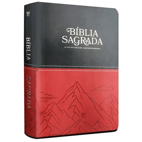 Bíblia – AEC – Letra Gigante – Preto E Vermelho Montanhas