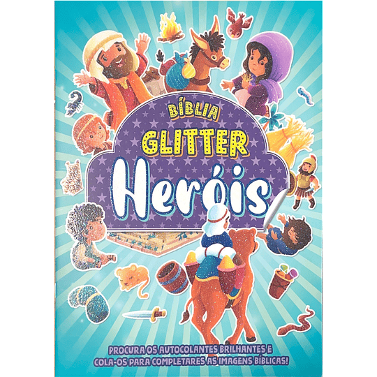 Bíblia Glitter - Heróis