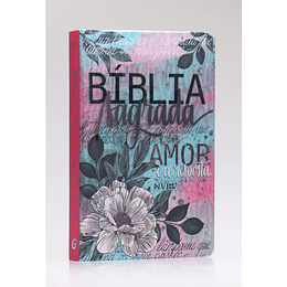 Bíblia Sagrada | NVI | Letra Grande | Capa Dura | Flor Artística | Especial