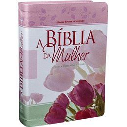  Bíblia de Estudo da Mulher | Flor e faixa (ARC087BM)