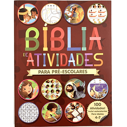 Bíblia de atividades para pré-escolares 100 atividades! Inclui autocolantes. Para idades: 4-7