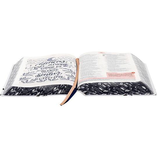  Bíblia da mulher Capa flexível em couro sintético branco