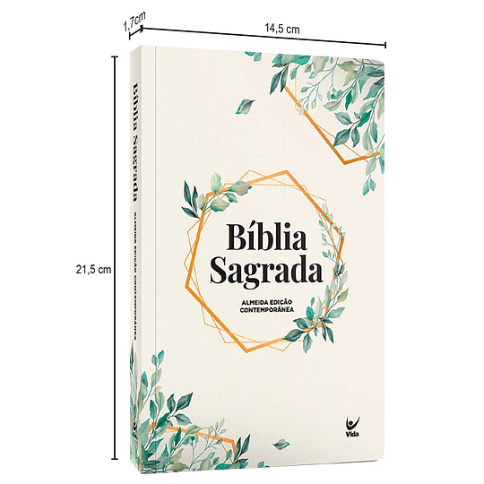 Biblia Sagrada (AEC) Capa Brochura Reforçada Slim - Folhas
