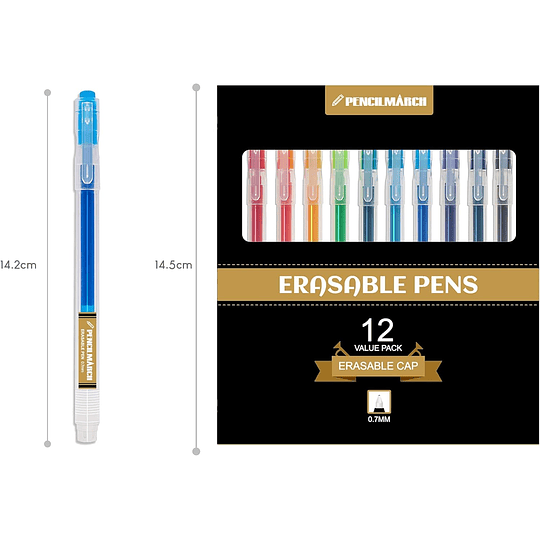 Erasable Pens C/12 Cores