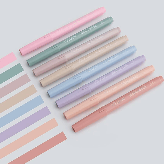 Yisan Soft Pastel Colors Highlighters