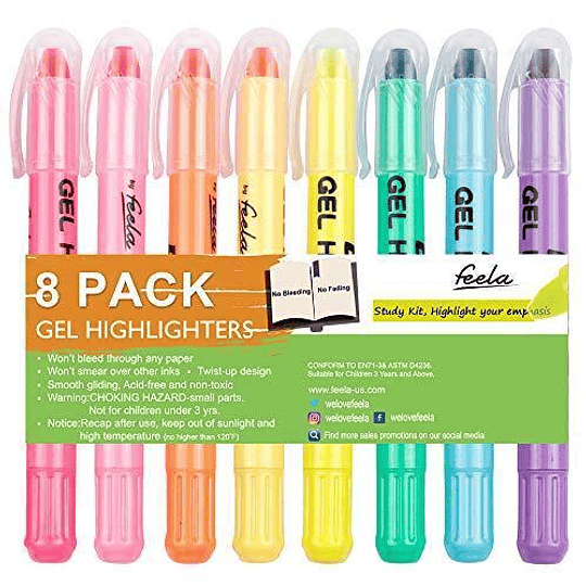 Bible 8 Pack Highlighters