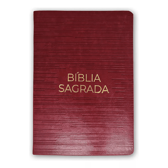 Bíblia Sagrada Letra Gigante Luxo Vermelha