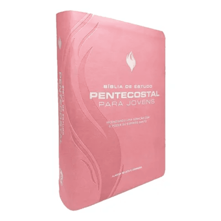 Bíblia de Estudo Pentecostal para Jovens Rosa 1