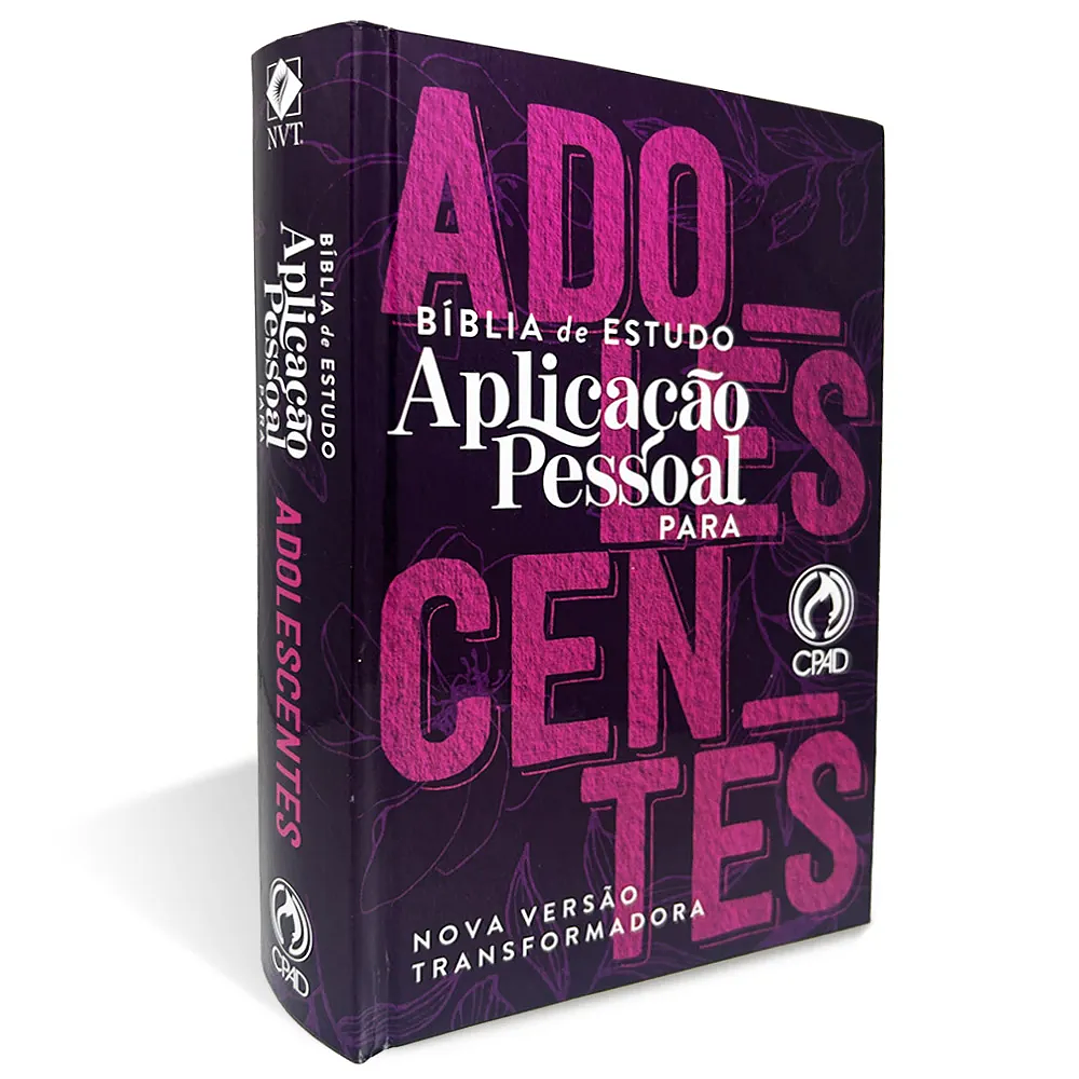 Bíblia de Estudo Aplicação Pessoal para Adolescentes - Rosa 1