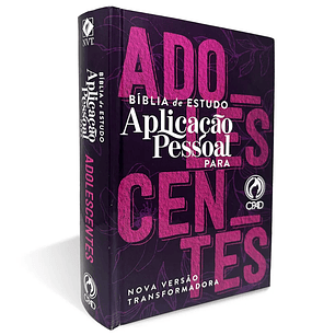 Bíblia de Estudo Aplicação Pessoal para Adolescentes - Rosa