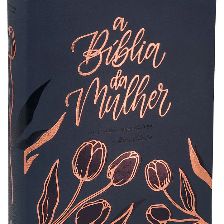 A Bíblia da Mulher NAA Letra Grande - Azul Marinho 1