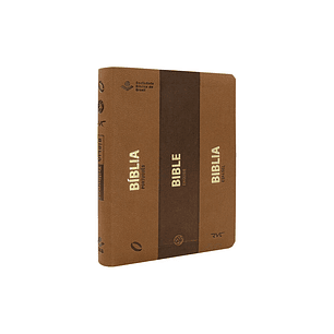 Bíblia Trilíngue Castanha