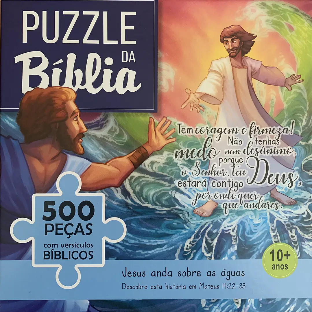Puzzle da Bíblia - Jesus anda sobre as águas 1