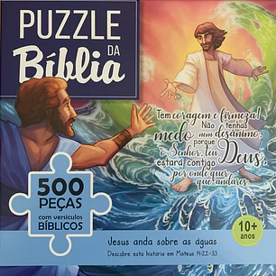 Puzzle da Bíblia - Jesus anda sobre as águas