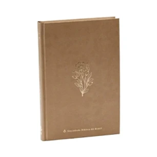 Bíblia ARC Flor Castanha com Capa Dura