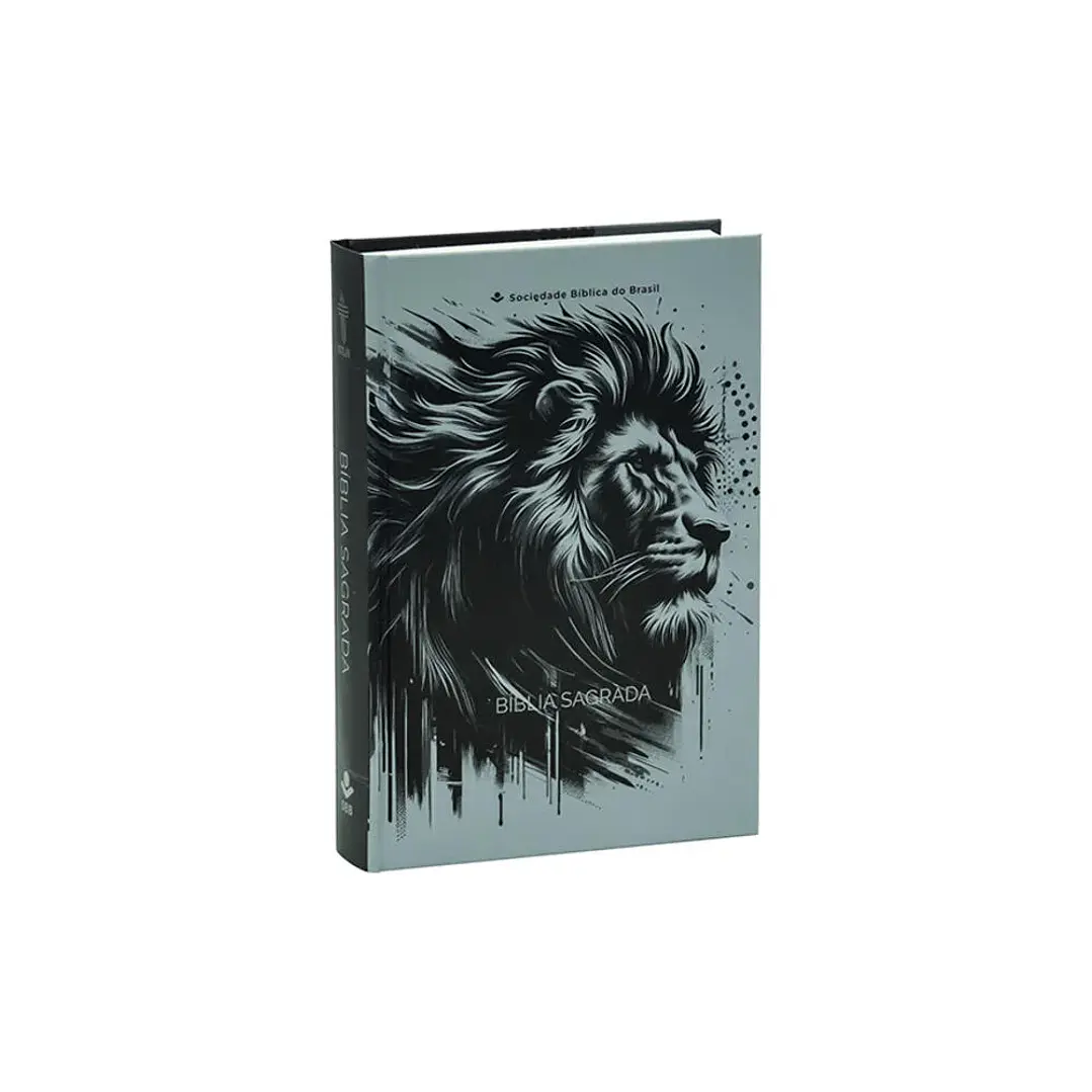 Bíblia Sagrada Leão NTLH cinza 1