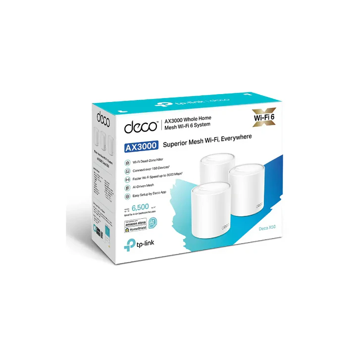 TP-Link Sistema Mesh Deco X50 AX3000 White 1