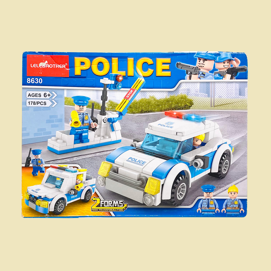 ARMATODO CARRO POLICÍA 8630 1