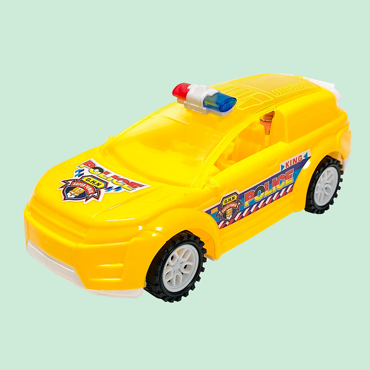 CARRO POLICÍA CON CUERDA 106-9A 1