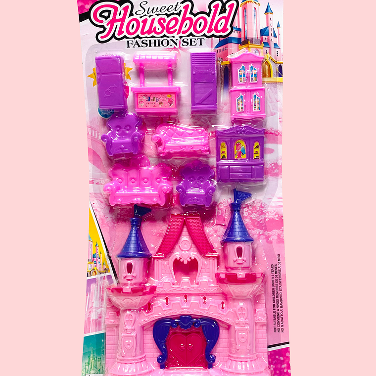 CASTILLO CON ACCESORIOS 224-4AA 1