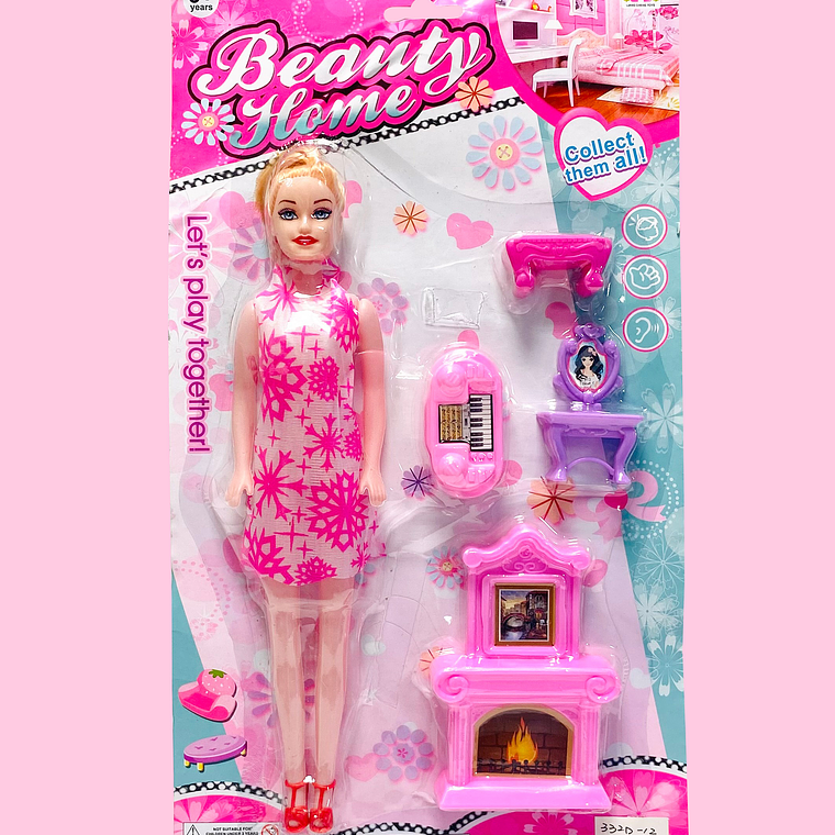 MUÑECA CON ACCESORIOS 332D-12 1