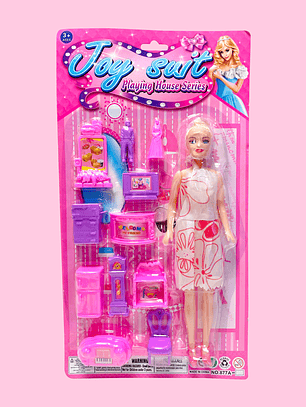 MUÑECA CON ACCESORIOS 877A-13