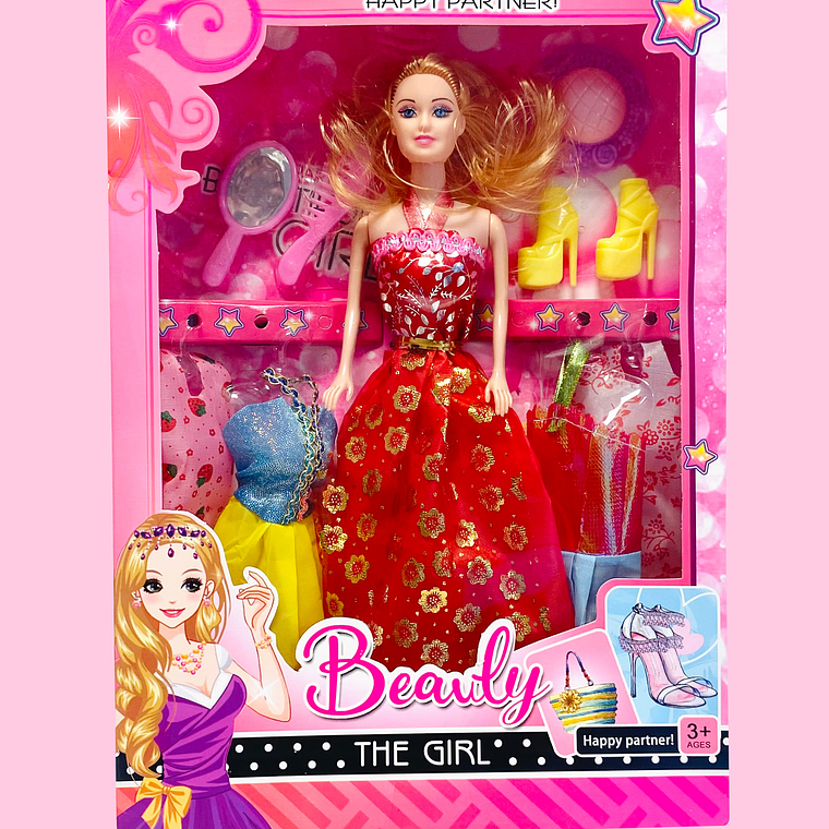 MUÑECA CON ACCESORIOS YB037B3 2