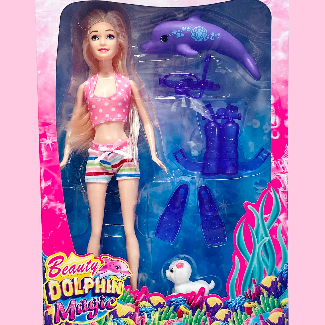 MUÑECA CON DELFÍN YP8314A 1