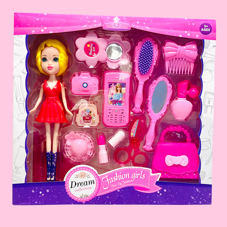 MUÑECA CON ACCESORIOS 3699-3A 1