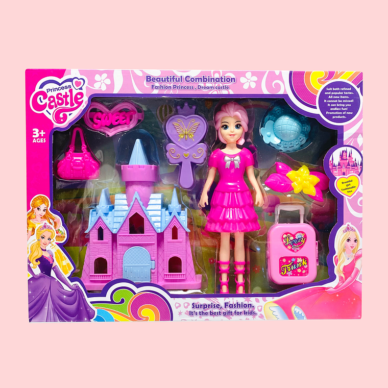 MUÑECA CON ACCESORIOS 3699A-3 2