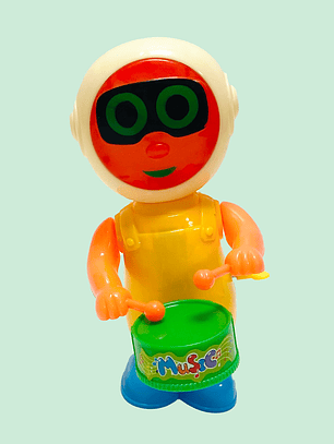 MUÑECO CON TAMBOR CON CUERDA 333-13