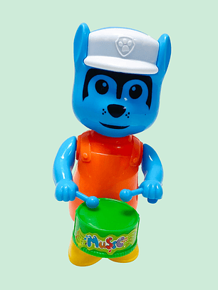 MUÑECO CON TAMBOR CON CUERDA 333-6