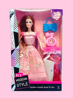 MUÑECA CON ACCESORIOS 1120A