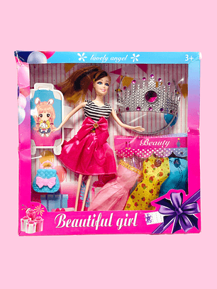 MUÑECA CON ACCESORIOS 1232C