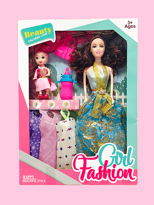 MUÑECA CON ACCESORIOS 2123A1