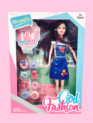 MUÑECA CON ACCESORIOS 2123C