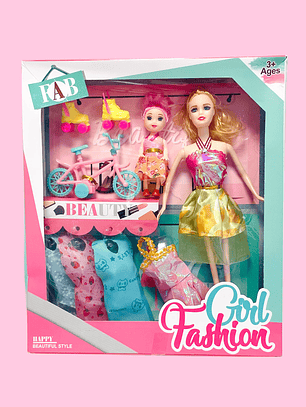 MUÑECA CON ACCESORIOS 2128B