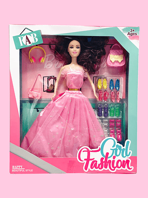 MUÑECA CON ACCESORIOS 2128D