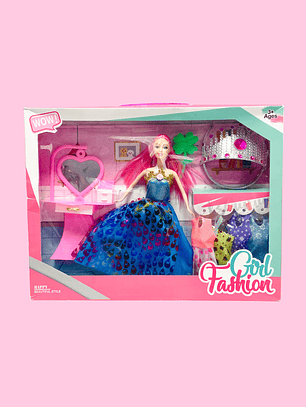 MUÑECA CON ACCESORIOS 2142B