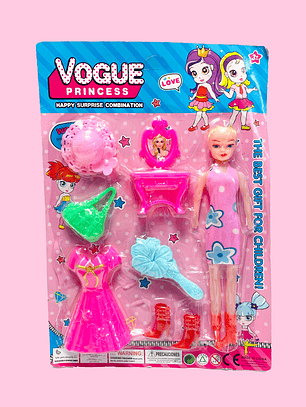 MUÑECA CON ACCESORIOS 3688A-1