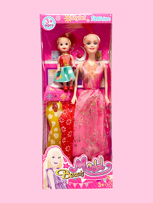 MUÑECA CON ACCESORIOS 5533A-2