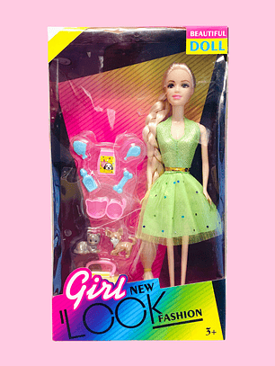 MUÑECA CON MASCOTAS 8004A