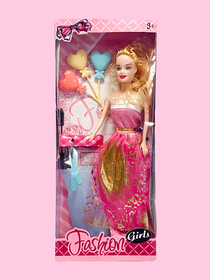 MUÑECA CON ACCESORIOS 8166A2