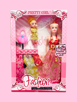 MUÑECA CON ACCESORIOS 8167C4